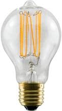 SLV LED A19 Bulb Soft Cage LED-Leuchtmittel, E27, PHASE dimmbar, 6W, 2200K, transparent (1008153)