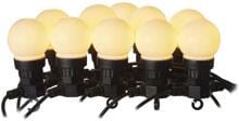 EMOS DCPW01 LED Lichterkette, 10x Partylichter milchig, 5m, Außen und Innen, mweiß (1550000000)