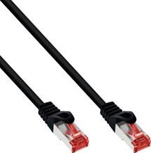 InLine Crossover Patchkabel, S/FTP, Cat.6, schwarz, 3m (73603X)