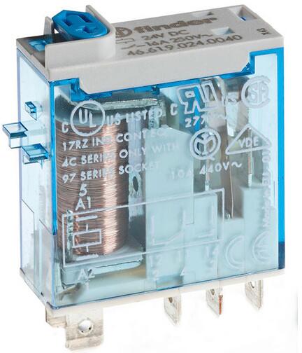 Finder Ind-Miniatur-Relais, 16A, 24V (46.61.9.024.0040)