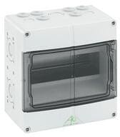 Spelsberg AKI 09 Kleinverteiler, 9 Teilungseinheiten, IP65, 200x200x122 mm (73640901), grau