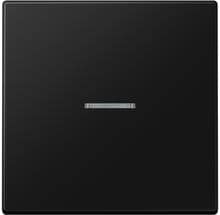 Jung LS990KO5SWM Wippe mit Lichtleiter, Serie LS, graphitschwarz matt