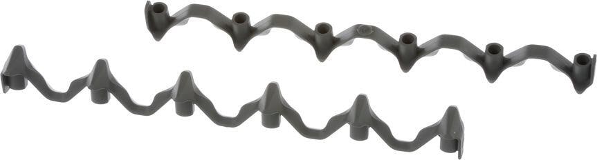 Bosch Siemens 12033362 Gummimatte, für Ablage, dunkelgrau, (2 Stücke)