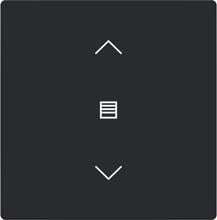 Busch-Jaeger LFJW/A.1.63.11-885 Wippe für Keypad, future® linear, Plattform 63, 1-fach, Symbol Jalousie, schwarz matt (2CKA006199A0204)