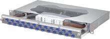 METZ CONNECT OpDAT slide2 Patchfeld splice 24xLC-D OS2, grau ( 1504697424-E )