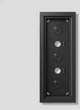Siedle GA 612-3/1-01 DG Gehäuse-Aufputz für 3 Funktionsmodul, Dunkelgrau Glimmer (210012246-00)