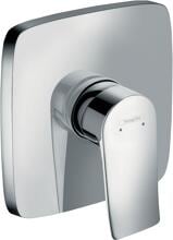 hansgrohe Metris Einhebel-Duscharmatur Unterputz für iBox universal, Messing, 29 l/min, Chrom (31456000)