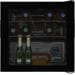 Exquisit WS1-12-GTE-030G Stand Weinkühlschrank, 48 cm breit, 14 Standradweinflaschen, Türanschlag wechselbar, Temperatureinstellung, schwarz
