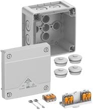 Spelsberg Abox Pro SLK-2,5² Abzweigkasten IP66/IP67/IP69, 92x92x60mm, grau (402 470 01)