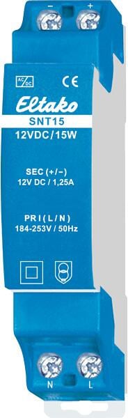 Eltako SNT15-12VDC/15W Schaltnetzteil, 12V DC (20000166)