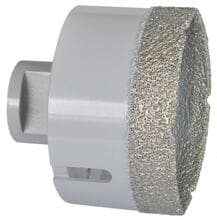Samedia DBV 68x35xM14 Diamant-Bohrkrone Trockenbohrkrone Feinsteinzeug, grau (340080)