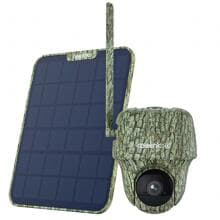 Reolink Go Series G450 mit Solarpanel 2 4G LTE 8 MP Wildkamera mit 360º Rundumsicht, Erkennung von Tieren, inkl. Solarpanel, grün