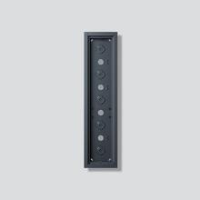 Siedle GA 612-5/1-01 xx Gehäuse-Aufputz für 5 Funktionsmodule, Aluminium, integrierbare Diebstahlsicherung, 132 x 532 x 36,5 mm 