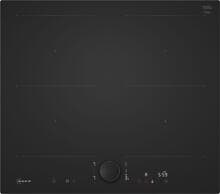 Neff T56NUQ4A0 N90 Induktionskochfeld, 60 cm breit, WLAN, 17 Leistungsstufen, TwistPad, Rahmenlos, Mattschwarz