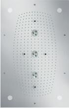 hansgrohe Raindance Rainmaker Duschkopf 680/460 3 Strahlarten mit Beleuchtung, Metall, 28,1 l/min, 680 x 460 mm, Chrom, (28418000)