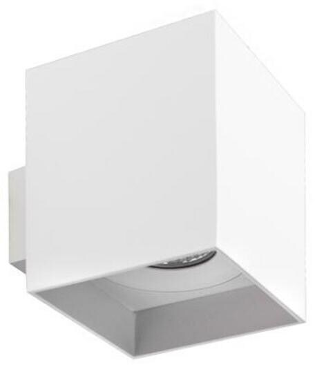 Brumberg M1 Wand-Anbaumodul, quadratisch, L x B 90 x 90 mm, Höhe 115 mm, Modulhalterung bündig, starr, weiß struktur (45204170)