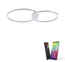 Paul Neuhaus Q-KATE, LED-Deckenleuchte, CCT, modern, dimmbar, Smart Home