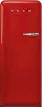 Smeg FAB28LRD6 50"s Style Retro Stand Kühlschrank, 60 cm breit, 270 L, Linksanschlag, rot