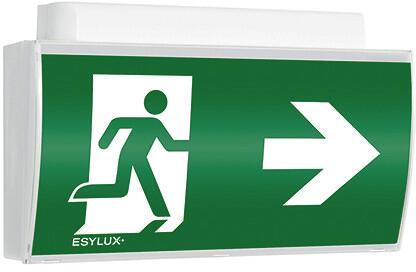 Esylux SLE EN10061806 LED Einzelbatterie-Notleuchte 3h, 24m, IR, SC/C