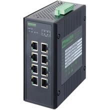 Murr 58192 Unmanaged Gigabit Switch, 8 Port, 4 PoE Ports, IP20, Metall