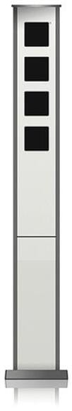 TCS K34AP Kommunikationssäule, unbestückt, für 4 AMI-Module, freistehend, 1,30 m Höhe