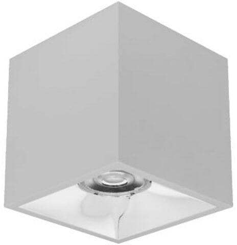 Brumberg APOLLO MIDI LED-Anbaudownlight, 4000 K, 1915 lm, 14,5 W, 55°, Reflektor silber, hochglänzend, DALI , quadratisch, silber (42643164DA)