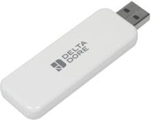 Delta Dore Plug&Play Stick erweitert das RADEMACHER Smart Home um den X3D Funk, Smarte Steuerung, sofortige Integration, weiß (8450)
