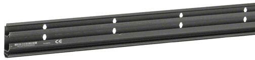 Hager SL200551 Sockelleistenkanal-Unterteil 2 Kammern aus PVC zu SL 20x55mm, schwarz
