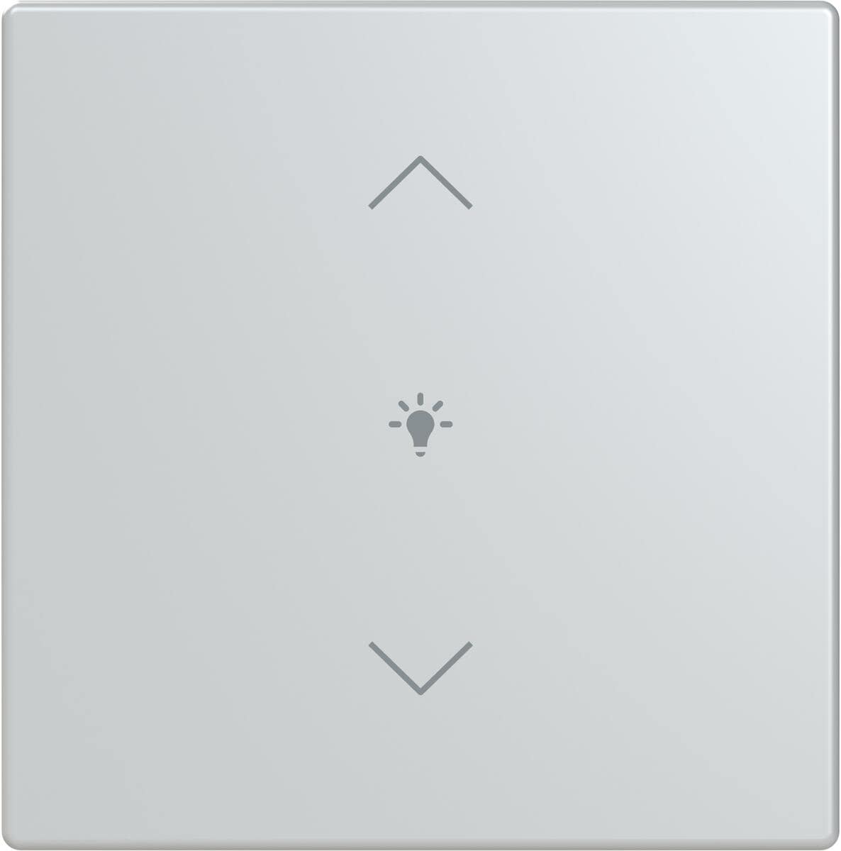 Busch-Jaeger LFDW/A.1.63.11-83 Wippe für Keypad, future linear, Plattform 63, 1-fach, Symbol Dimmer, alusilber (2CKA006199A0193)