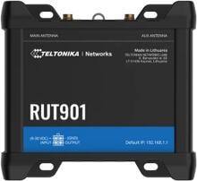Teltonika RUT901 Mobilfunk-Router, 4G LTE, WLAN, DUAL-SIM mit Hotspot-Funktionalität, schwarz (RUT901000000)