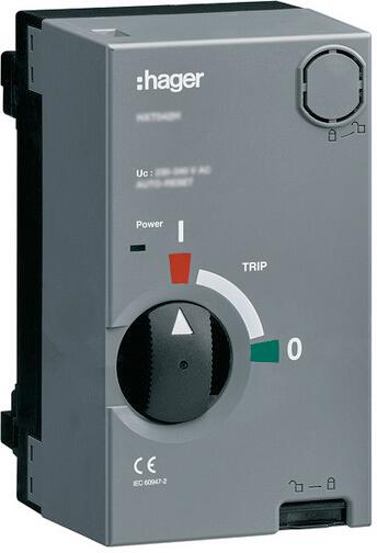 Hager HXT048H Motorantrieb für Baugröße P250 48V DC mit Autoreset