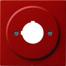 Abdeckung mit Tragring zur Aufnahme von Befehls- und Meldegeräten mit ø 22,5 mm, S-Color, rot, Gira 027243
