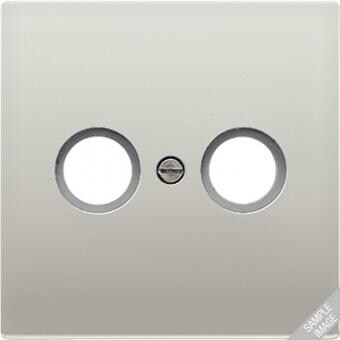 Abdeckung für Antennen-Steckdose, Messing Antik, LS 990, Jung ME2990TVAT