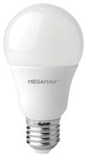 MEGAMAN MM21161 LED Classic A60 810lm E27/840 Glühlampendesign, weiß (MM21161)