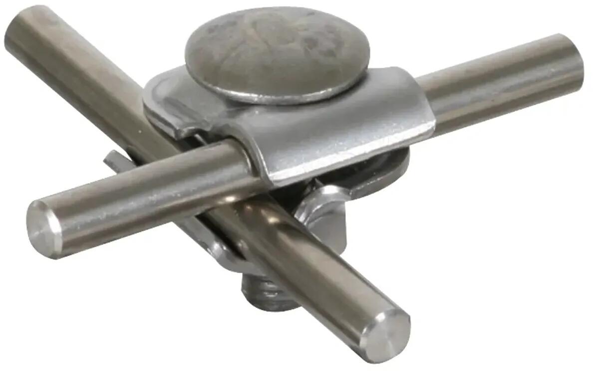 Dehn MMVK 6.8 FRM10X35 V2A MMV-Klemme für Rd 6-8mm mit Flachrundschraube, NIRO (390259)