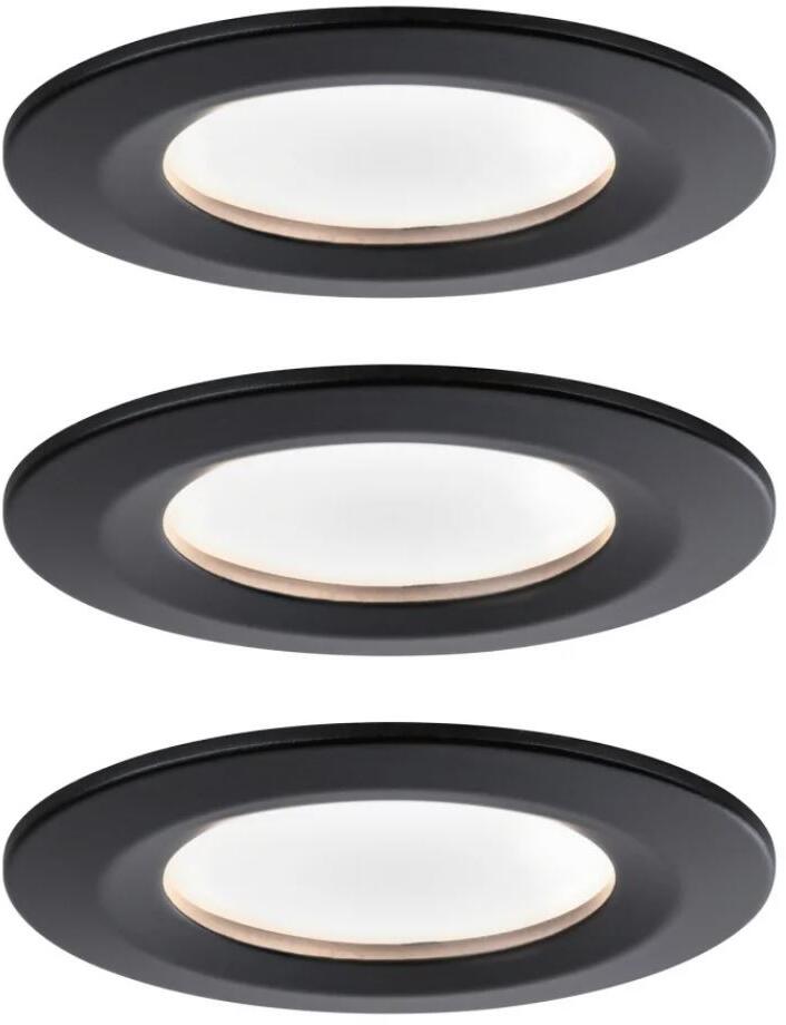 Paulmann LED Einbauleuchte Nova Coin Basisset starr IP44 rund 78mm Coin ...
