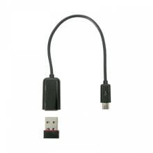 Televes OTG USB-microUSB-Kabel und WLAN Adapter Konfiguration des T.0X Streamers über WLAN, schwarz (UUSBWIFI)