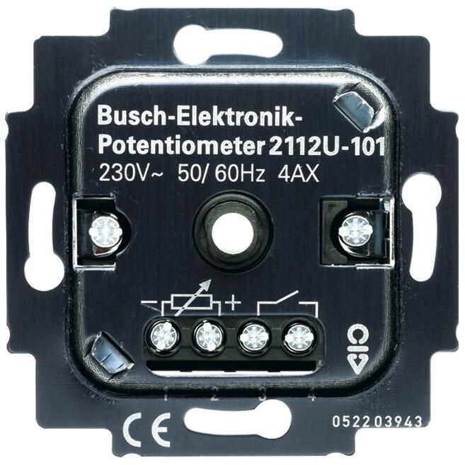 Busch-Jaeger 2112 U-101 Busch-Drehdimmer, UP, 1-10 V (2CKA006599A2035)