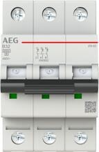 AEG EN63B32 Leitungsschutzschalter AC B, 32A, 3p, 400V, 3TE (2CDS253088R0325)