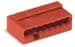 Wago 243-808 Micro-Verbindungsdosenklemmen, 8-Leiter-Klemme, 0,6-0,8 mm, rot, 50 Stck.
