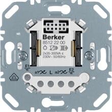 Berker 85122200 Universal-Schalteinsatz, 2fach, 2-Draht