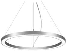 Brumberg BIRO Circle Pendel-Ringleuchte, D=450mm, H=35mm, 30 W, DALI DT6, silber (13935163)