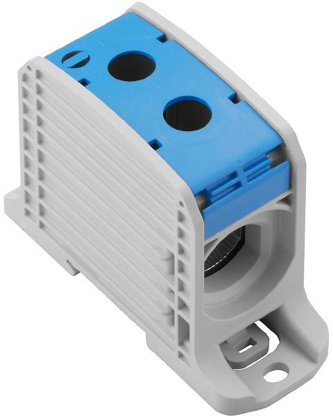 Weidmüller WPD 132 1X185/1X185 BL Potentialverteilerklemme, Schraubanschluss, 185qmm, 353A, 1000V, 2 Anschlüsse, blau (2502760000)