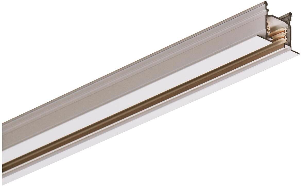 SLV EUTRAC 3Phasen-Einbauschiene, Hochvoltschiene, weiß, 3m (1001532)