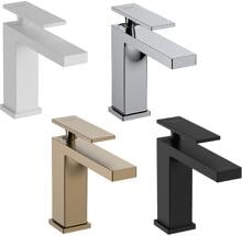 hansgrohe Tecturis E Einhebel-Waschtischarmatur 110 wassersparend+ mit Zugstangen-Ablaufgarnitur, Messing, 4 l/min