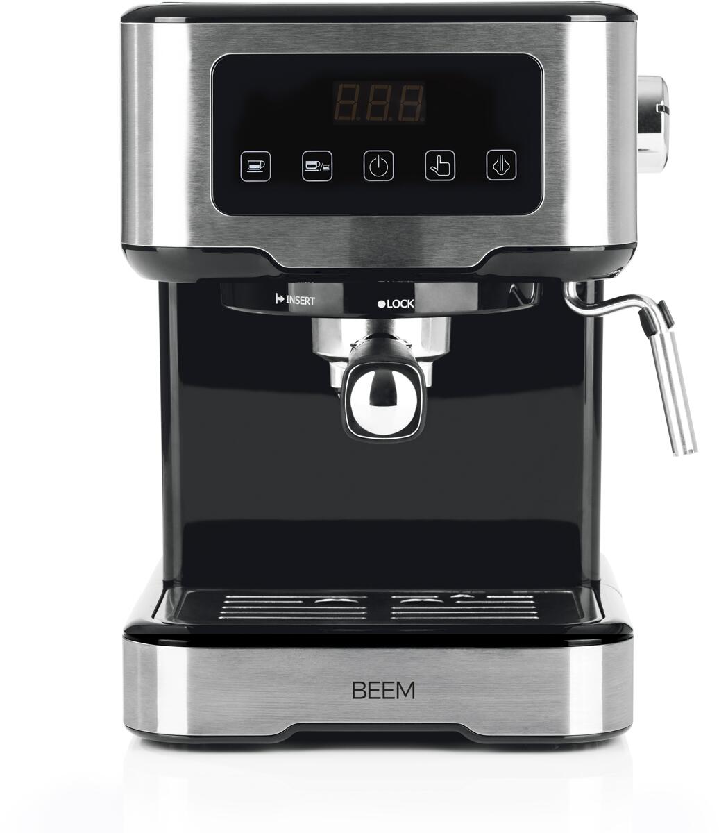 BEEM Siebträger-Maschine Espresso Touch 1100 W, schwarz/Edelstahl (05015)