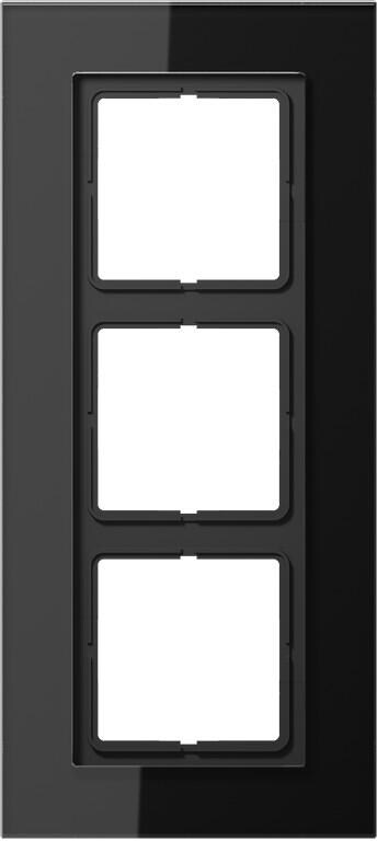 Jung LSP983GLSW Glasrahmen für waagerechte und senkrechte Kombination für die Serie LS