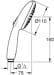 GROHE Vitalio Start 110 Handbrause, Quickfix, 3 Strahlarten, chrom (26031001)