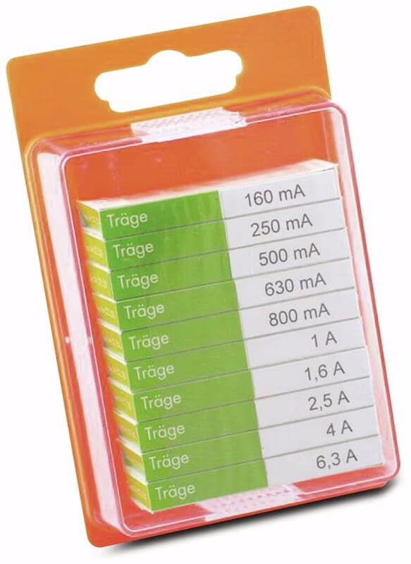 ESKA 122800 Sicherungssortiment 5x20mm, träge
