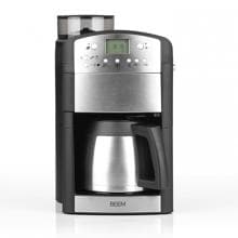 BEEM Fresh-Aroma Perfect Thermolux Filter-Kaffeemaschine, mit Mahlwerk, 1000W, Timer, schwarz/Edelstahl (02049)